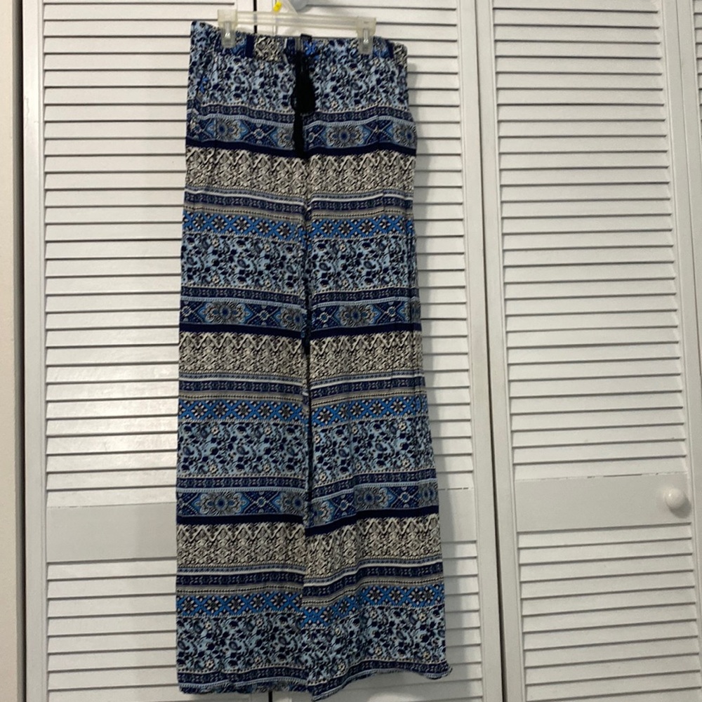 Flowy Elastic Waist Pants